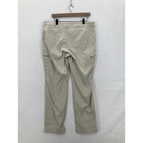 Eddie Bauer First Ascent Pants Womens 16 Pumice WR Guide Stretch Hiking Beige - Picture 16 of 16